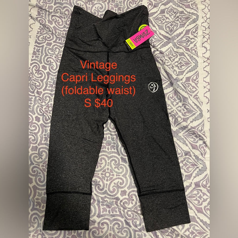 Vintage Zumba®️ Capri Leggings - S